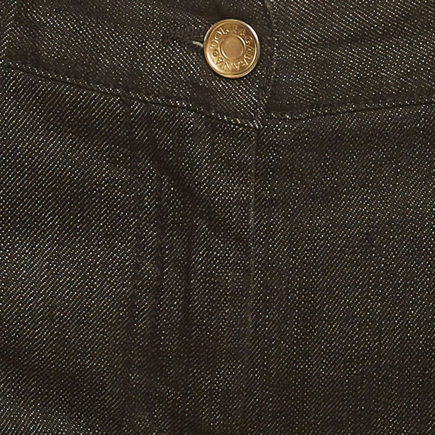 Dolce & Gabbana Women's Satin Trim Slim-Fit Jeans