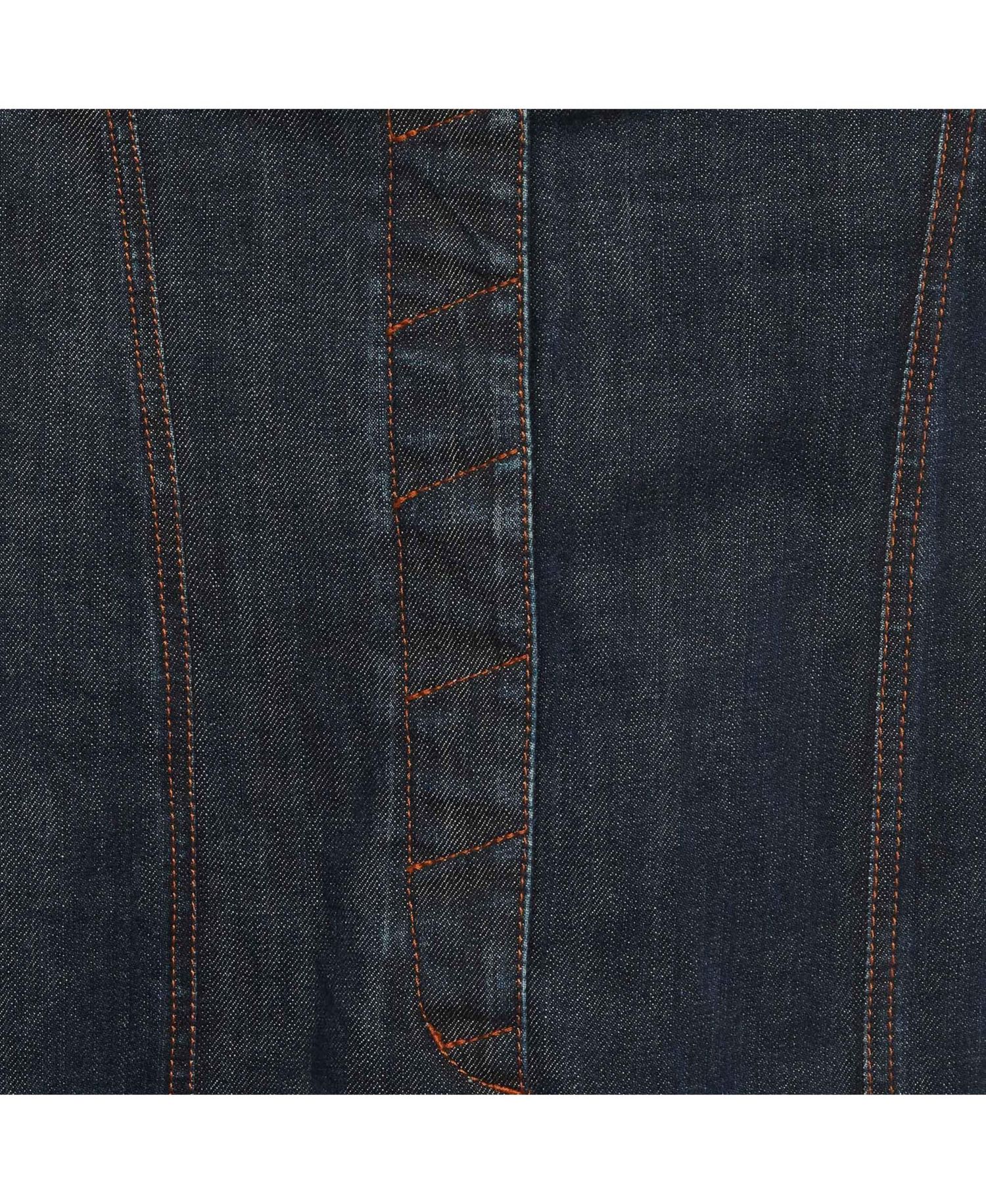 Women's High-Waisted Straight-Leg Lace-Up Jeans