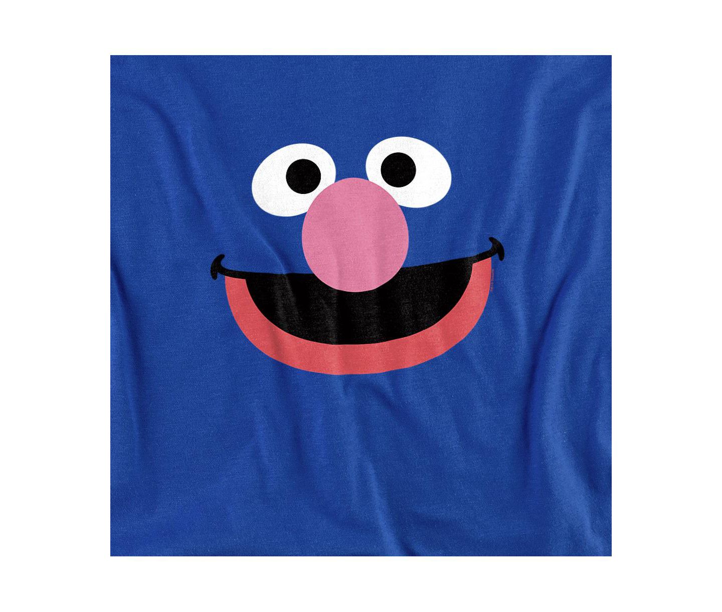 Мужская футболка Sesame Street Grover Face, цвет: Королевский синий — фото 3
