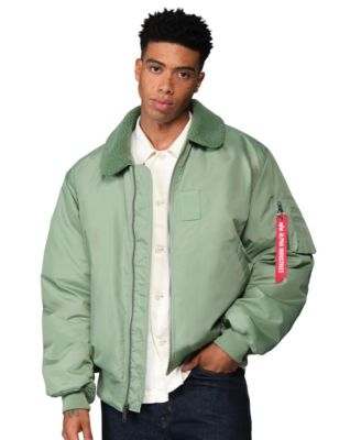 Men's B-15 Relaxed-Fit Sherpa-Lined Water-Resistant Flight Jacket