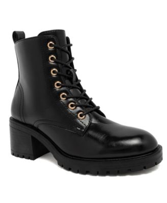 Women's Rosey Lug Sole Lace Up Combat Booties