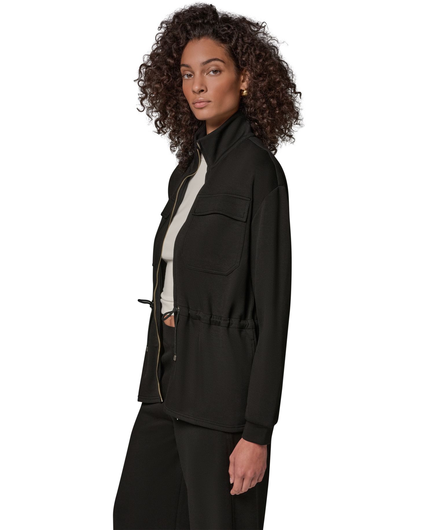 Women's Jet Setter Utility Lightweight Mock Neck Jacket