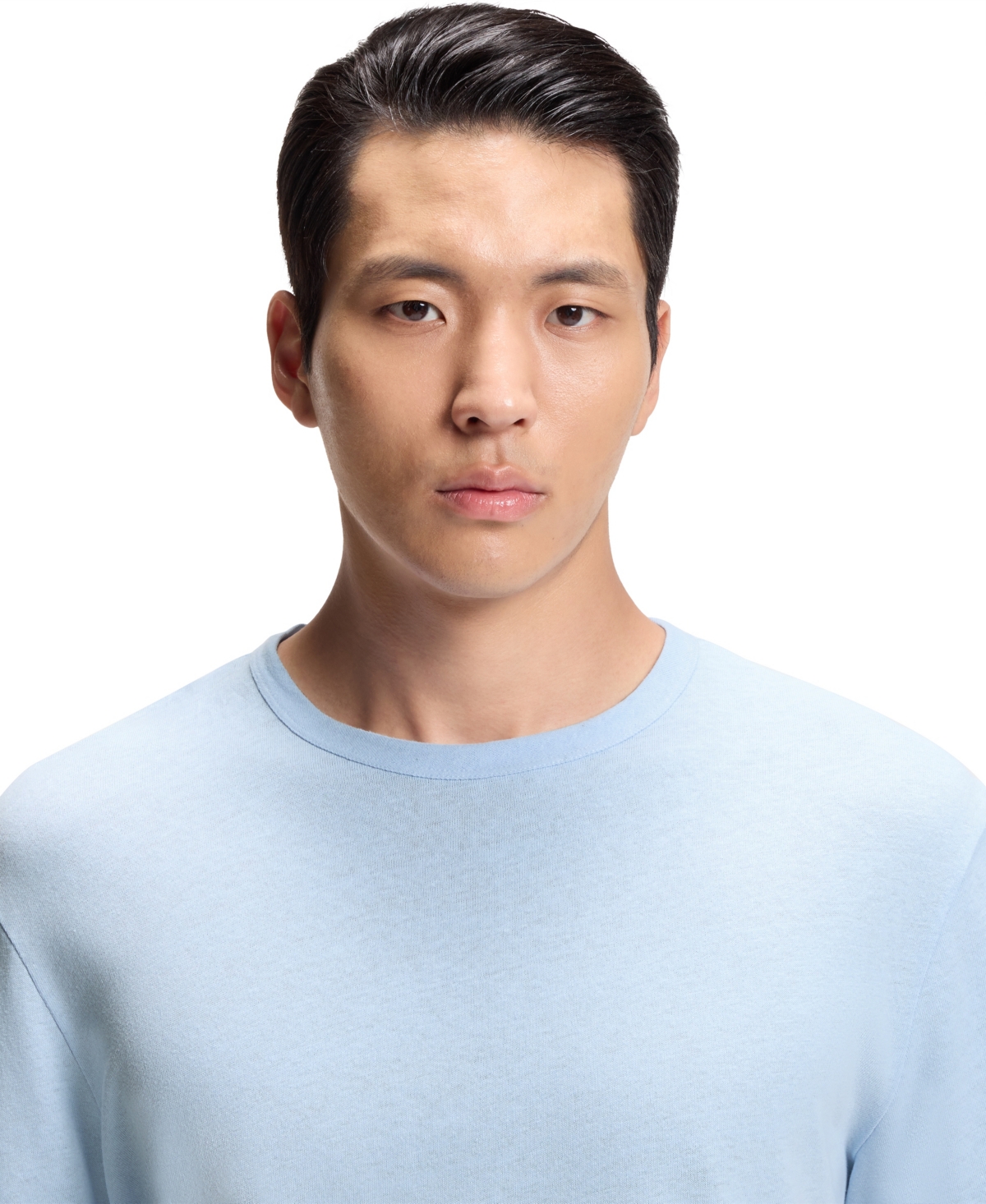 Boss by Hugo Men's H-Taut 235 Crew Neck Cotton-Linen Blend Regular-Fit T-Shirt