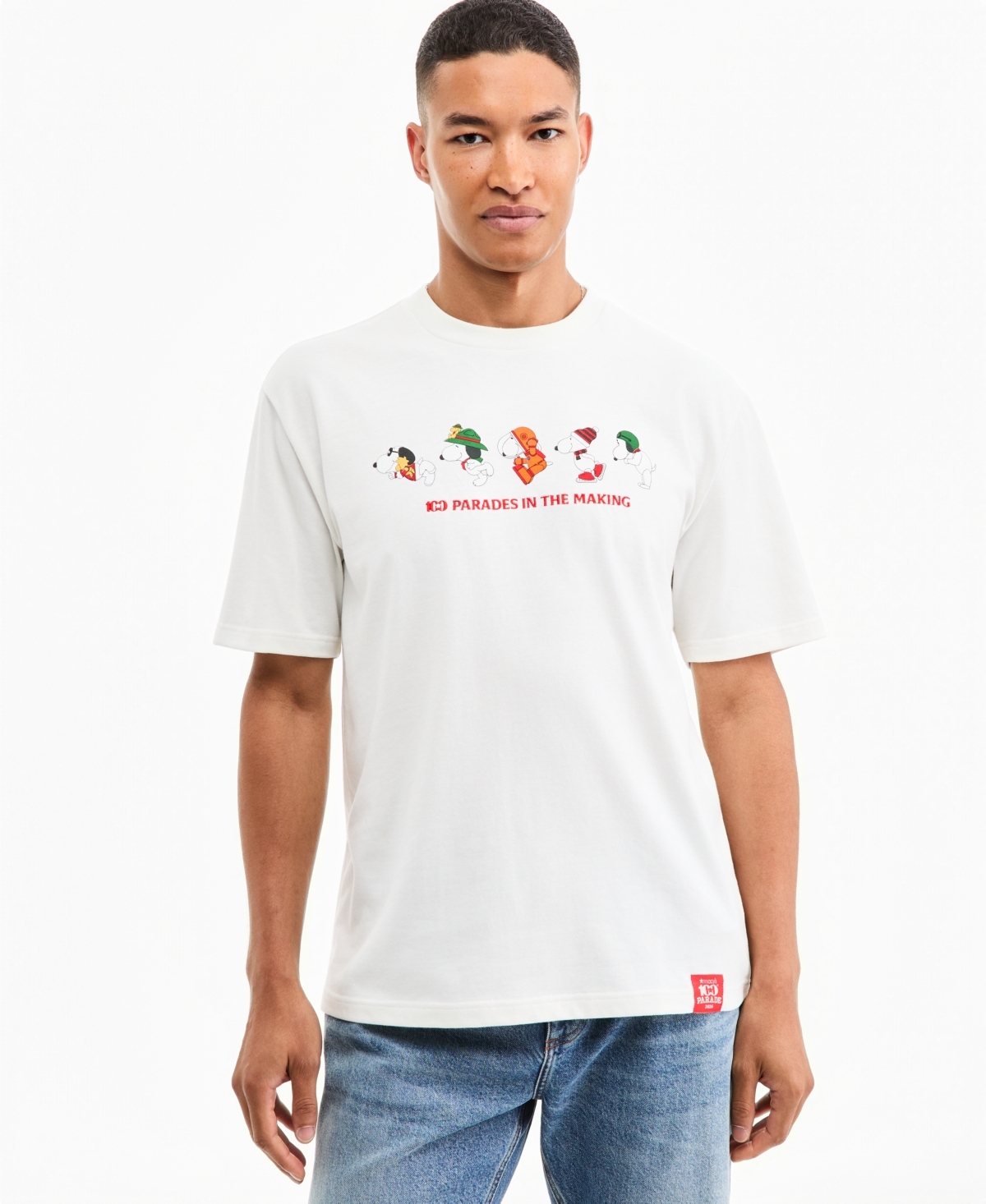Peanuts | Macy's 100th Thanksgiving Day Parade Adult Unisex Snoopy Balloons T-Shirt, Exclusive