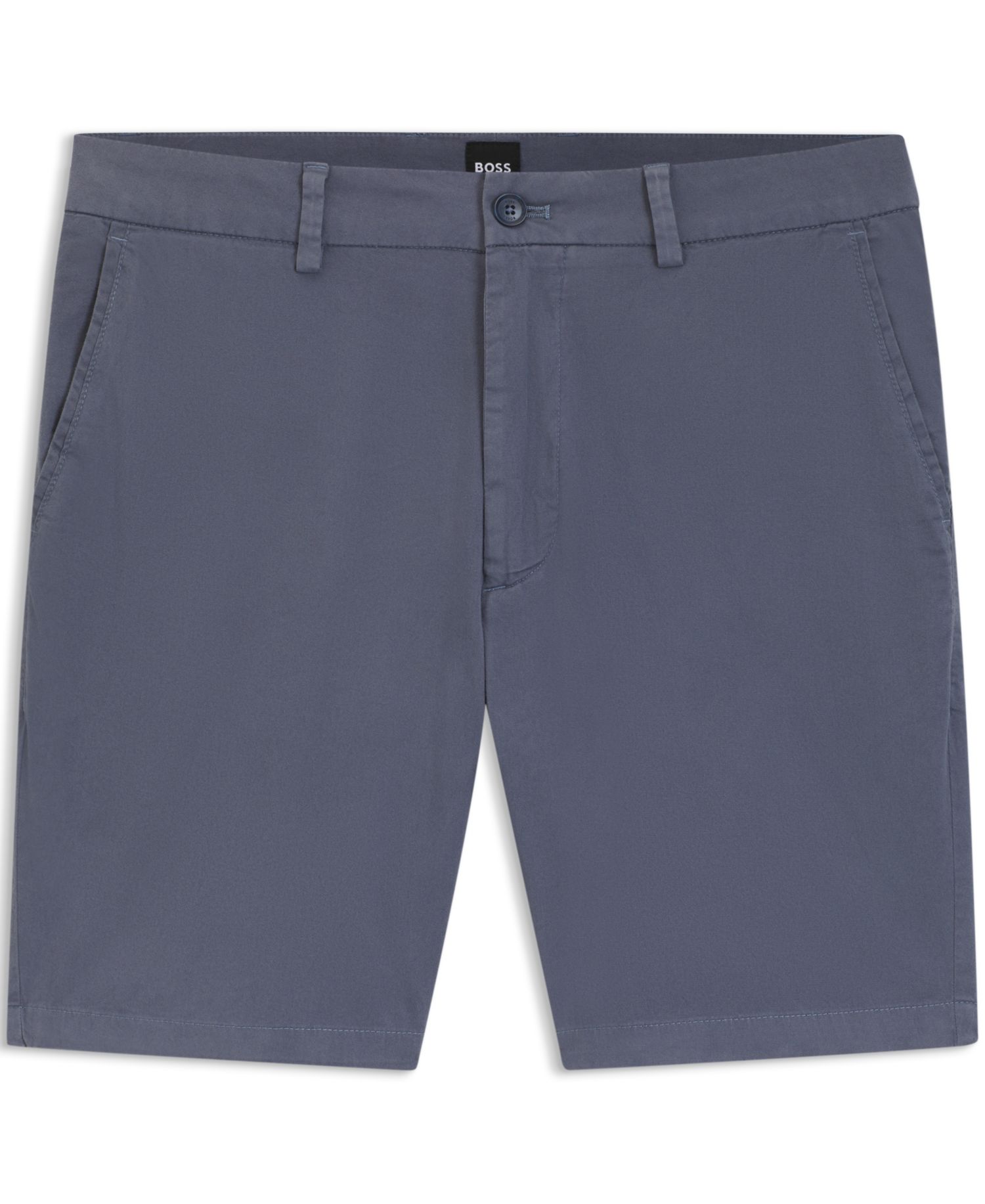 Men's Stretch-Cotton Twill Modern-Fit Shorts, 8" Inseam