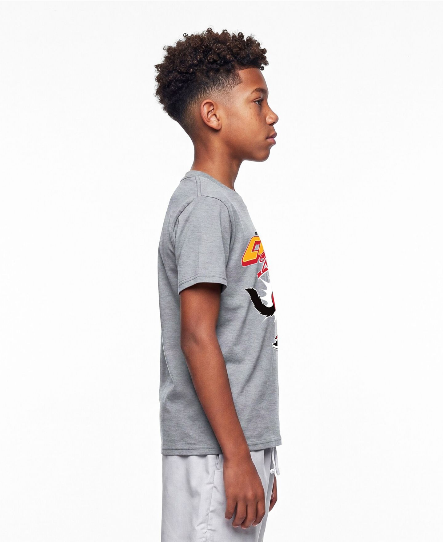 Детская футболка Champion Heather Gray Kansas City Chiefs Disney X Champion — фото 3