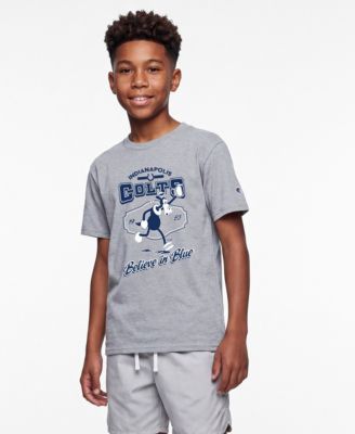 Big Boys and Girls Heather Gray Indianapolis Colts Disney X Champion T-Shirt