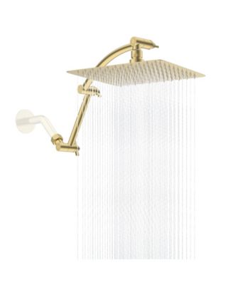 10''Metal Rain Shower Head Extension Arm Square