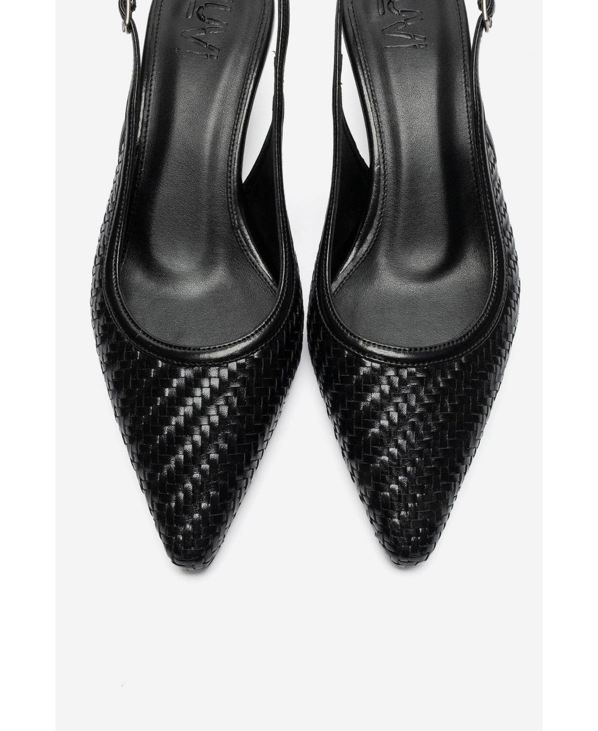Prologue Shoes Women's Fendrix Kitten Heel Slingback Pump
