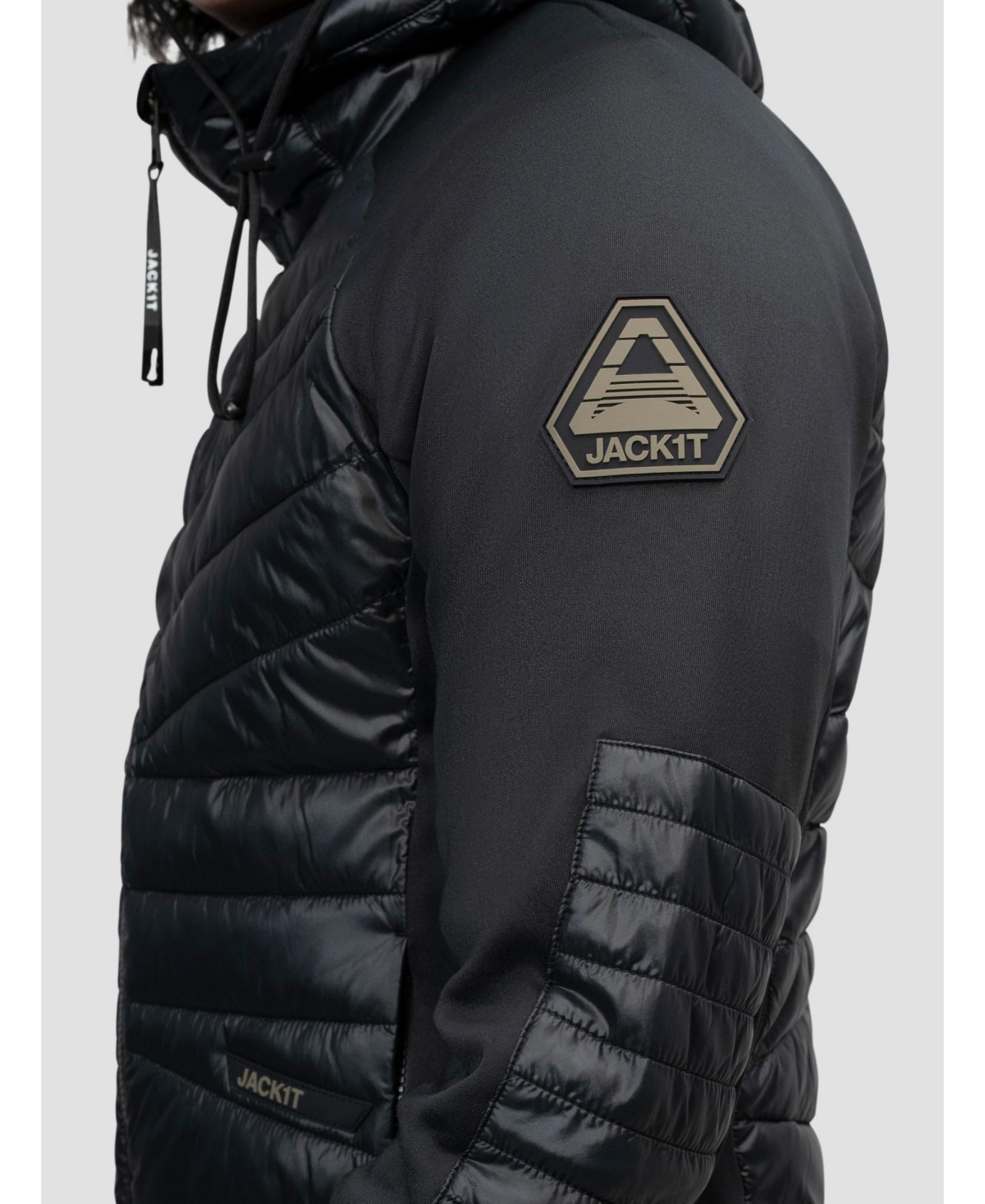 JACK1T Men's Titan Hooded Hybrid Jacket