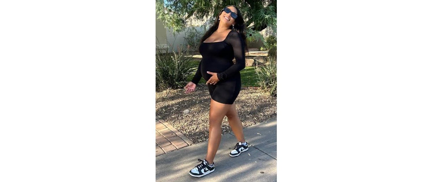 Women's Black Square Neck Long Sleeve Romper