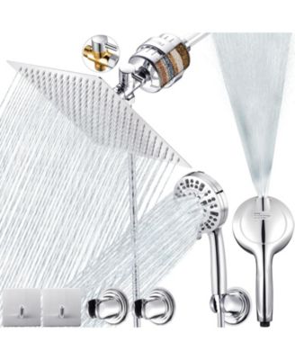 10" Dual Filtered Shower Head Handheld Combo