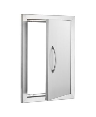 14 x 20 Inch Single BBQ Access Door Stainless Steel Flush Mount for Outdoor Kitchen Islands