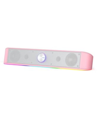 RGB Desktop 2.0-Channel Audio-Synced Dynamic Soundbar