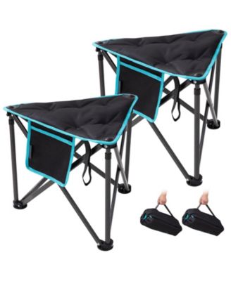 Folding Tripod Stool Portable Fishing Chair Padded Seat Heavy Duty Camping Carry Bag Outdoor Hiking Travel