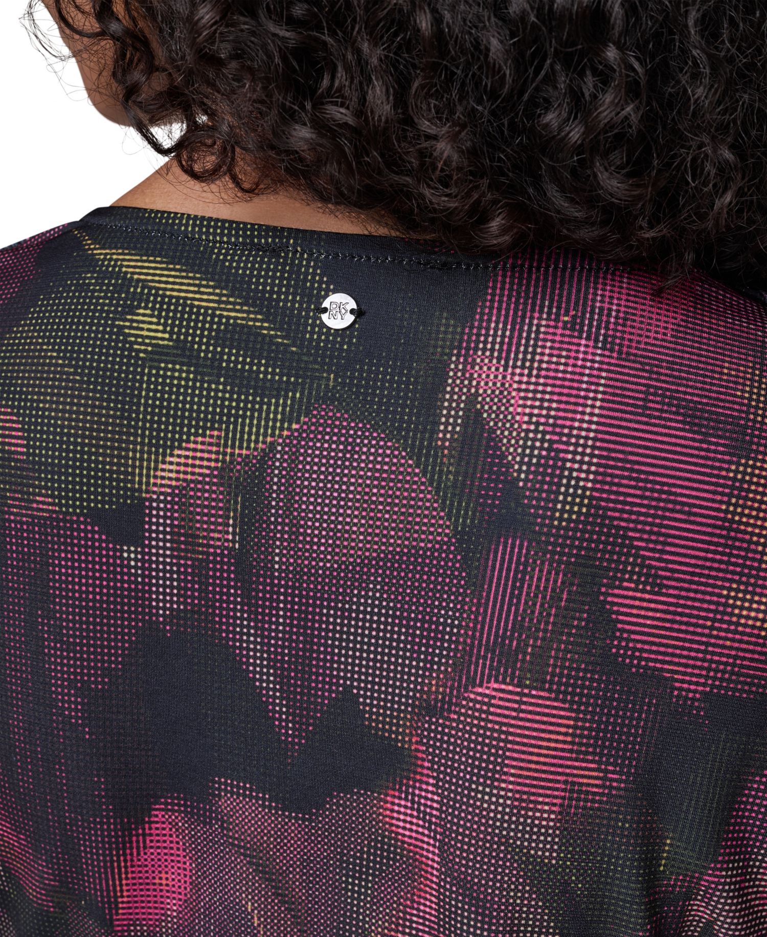 Women's Floral-Print Ruched Long-Sleeve V-Neck Blouse
