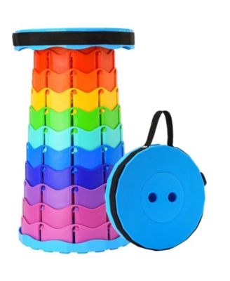 Collapsible Stool Portable Seat Retractable Foldable Outdoor