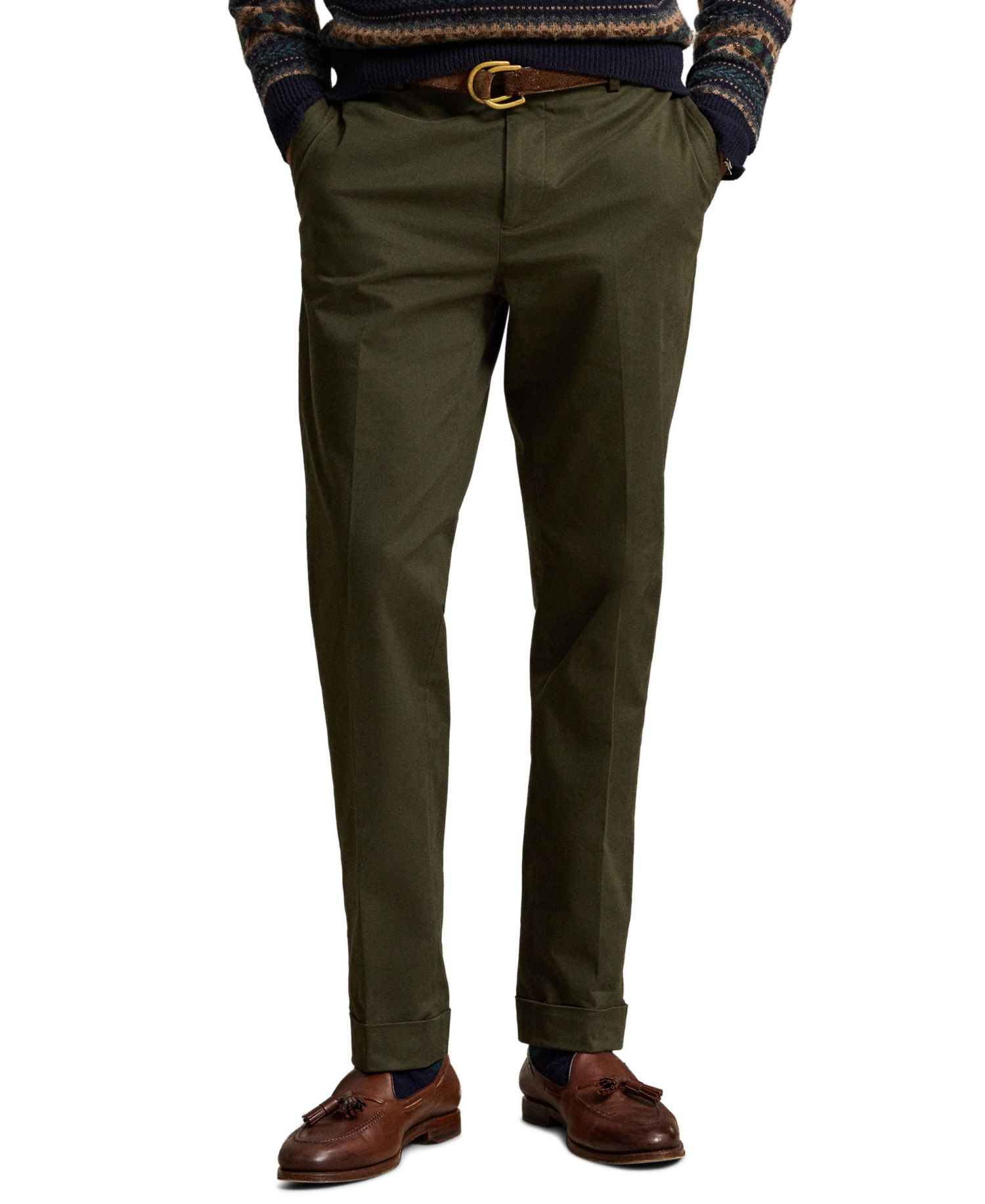 Men's Stretch Chino Suit Trousers