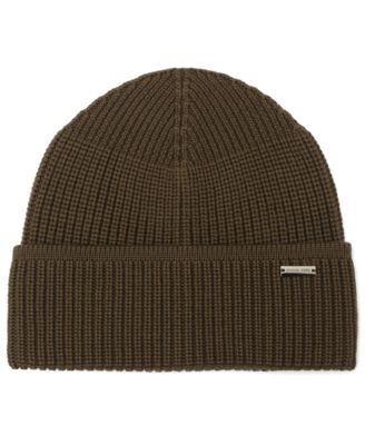 Men's Merino Wool Rib Cuff Beanie