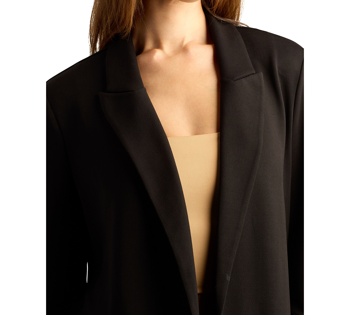 Bcx Juniors' Lightweight-Scuba Cinched-Sleeve Blazer