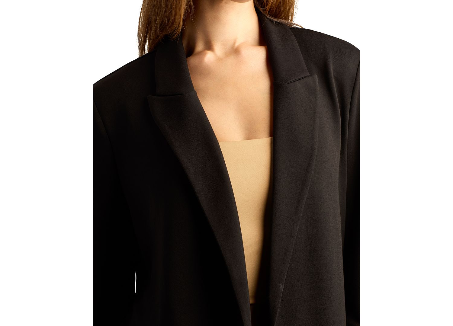 Juniors' Lightweight-Scuba Cinched-Sleeve Blazer