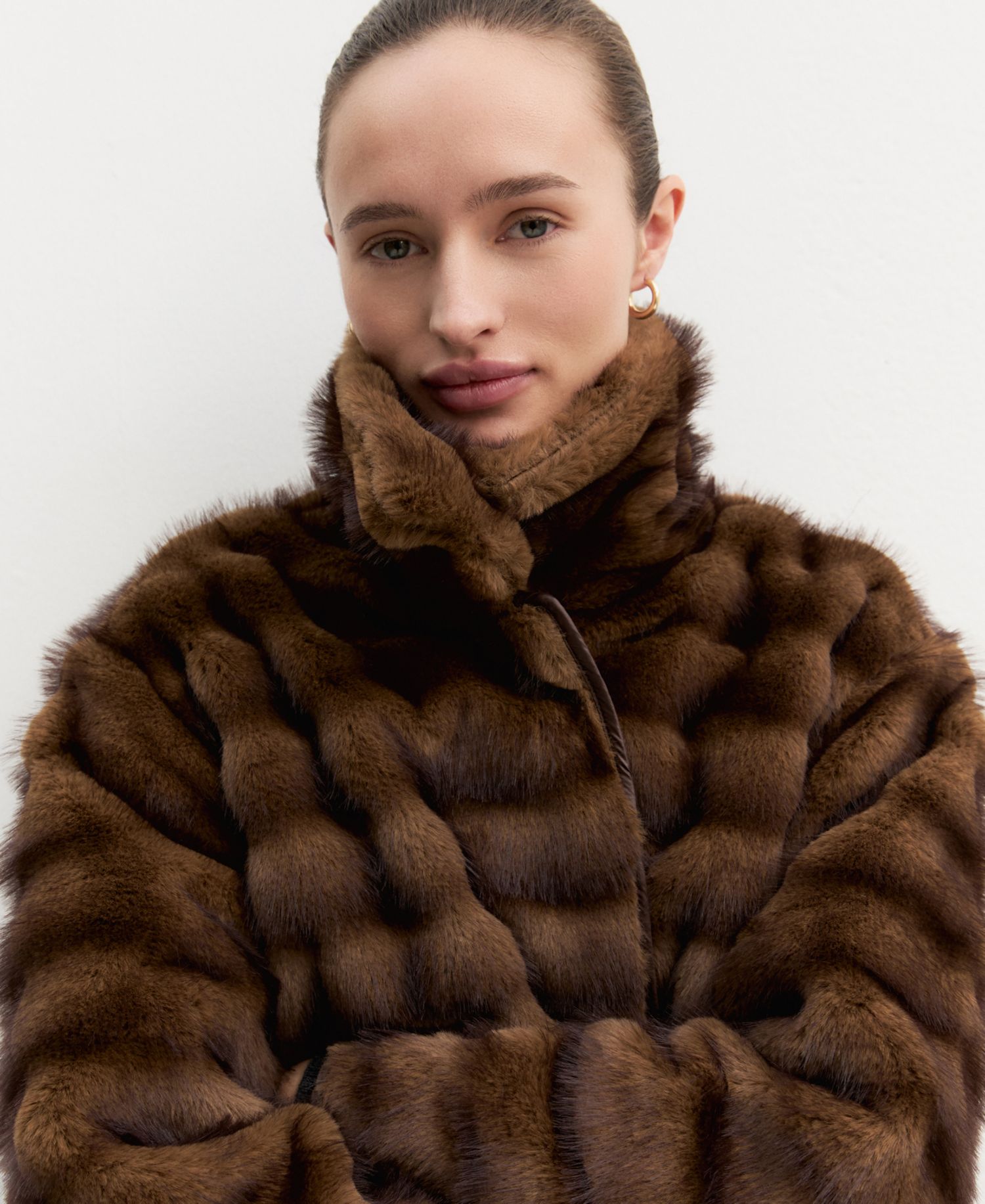 Women's Emmagio Boxy Faux-Fur Jacket
