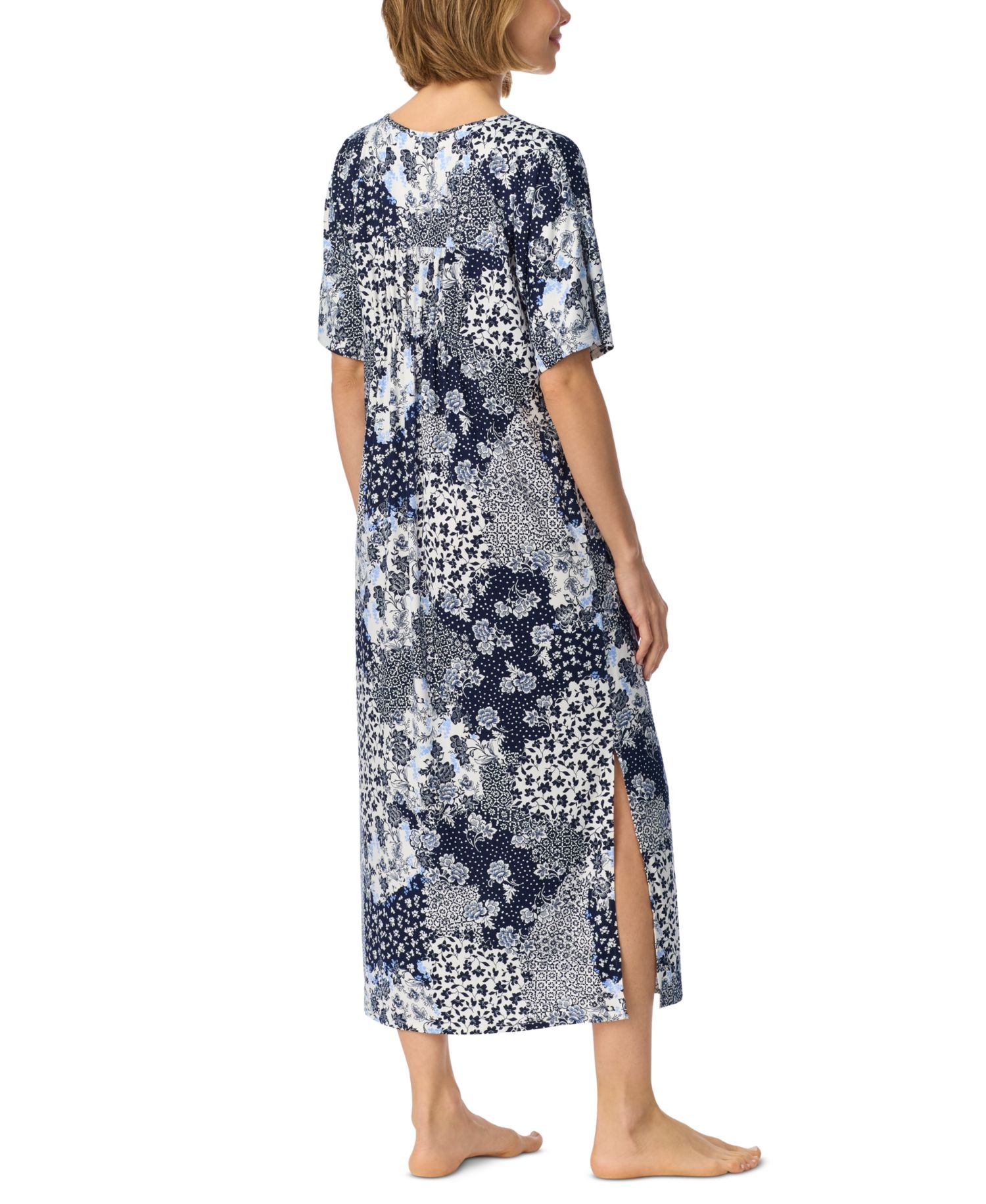 Women's V-Neck Pockets Long Tunic