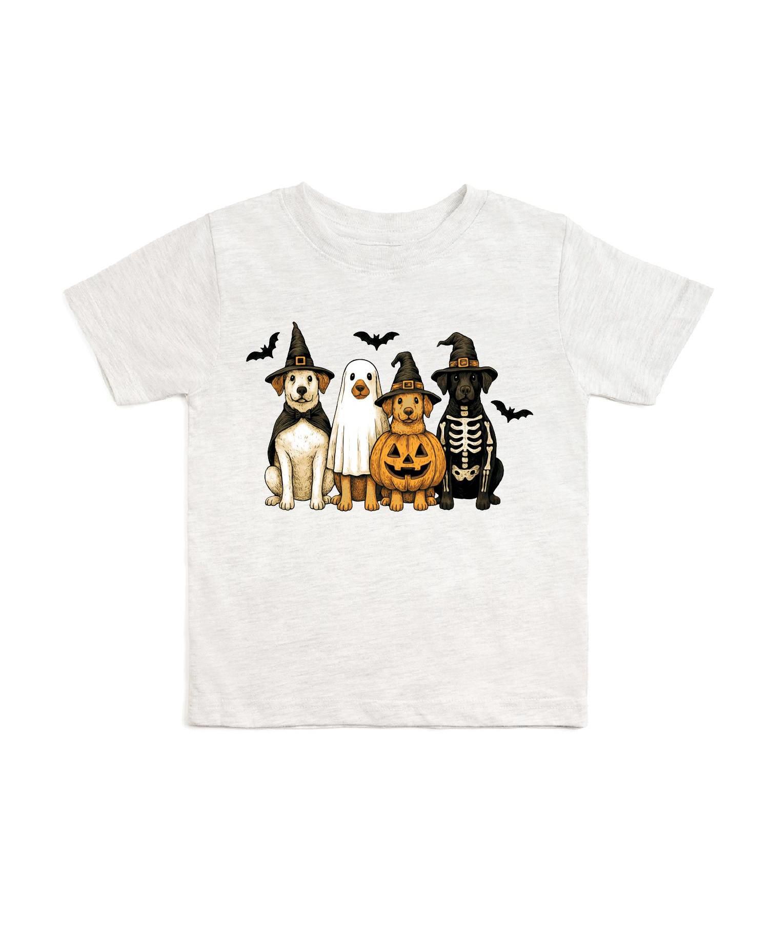 Big Boys 10 -12 Halloween Puppies Short Sleeve T-Shirt