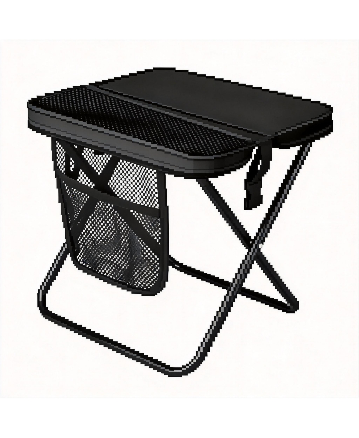 Aofar Foldable Stool Portable Seat Storage Pockets Outdoor Camping Fishing