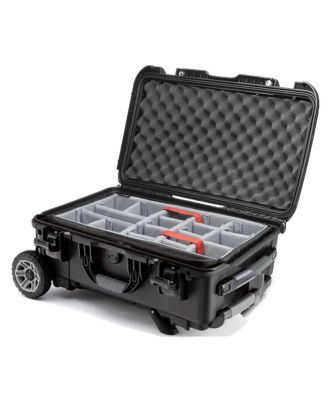 935 Waterproof Hard Case with Heavy-Duty Wheels, Dividers and Eggshell Lid Foam