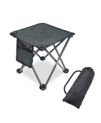 Camping Stool Folding Portable Outdoor Gardening Fishing Hiking Carry Bag