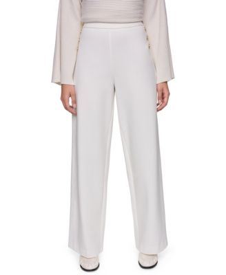 Women's Sailor Wide-Leg Mid-Rise Pants