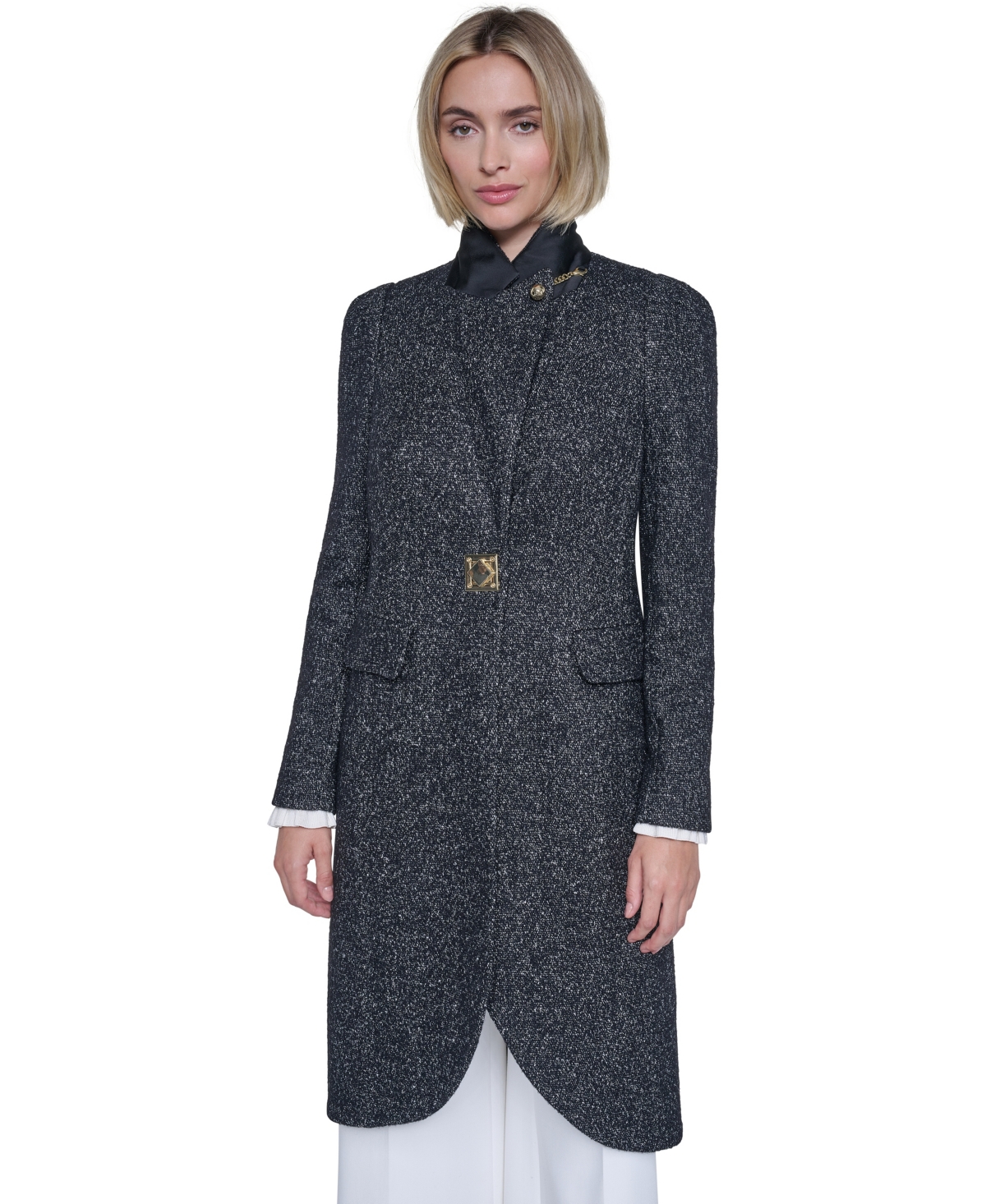 Sonia Rykiel Women's Cut Away Wool-Blend Coat