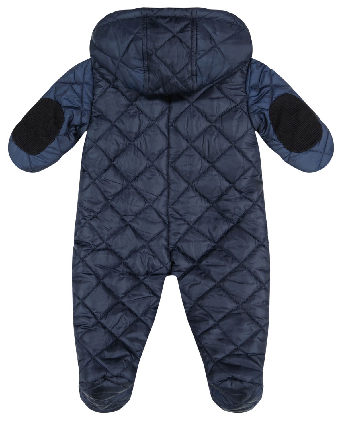S Rothschild & Co Baby Boys' Barn Quilt Quilted Sherpa-Lined One-Piece Snowsuit