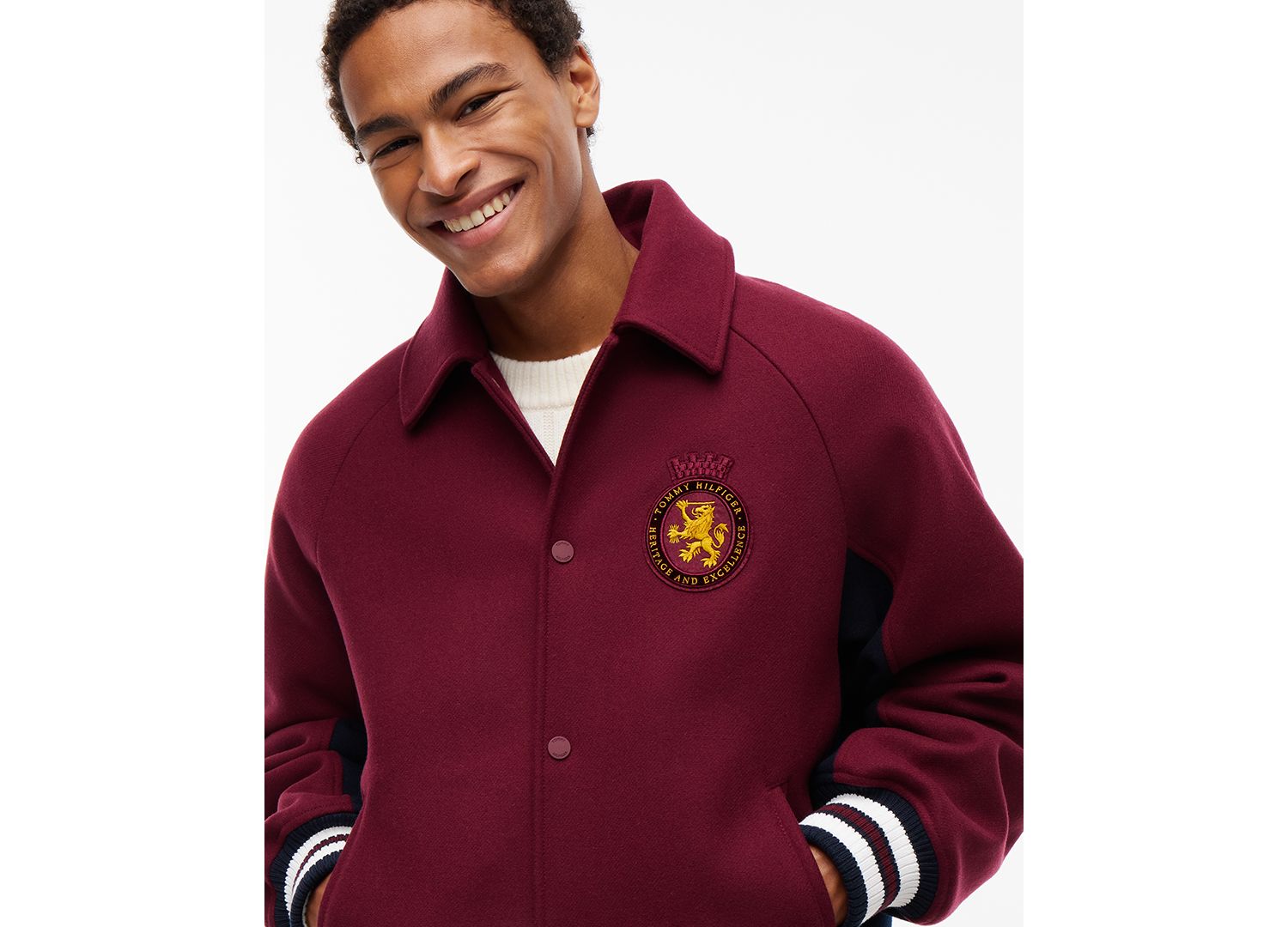 Men's American Icons Wool-Blend Varsity Jacket