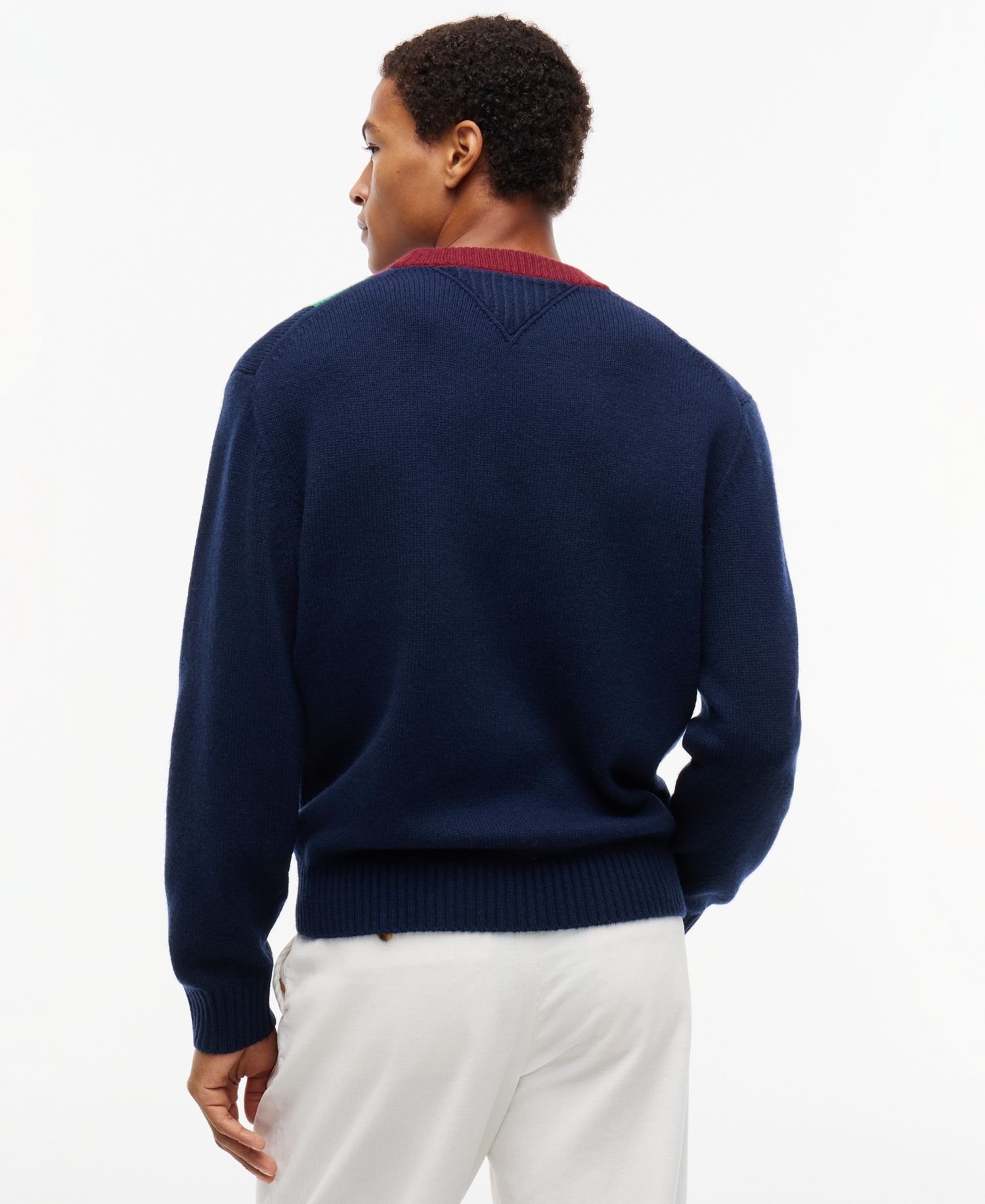 Men's American Icons Striped Long-Sleeve Sweater