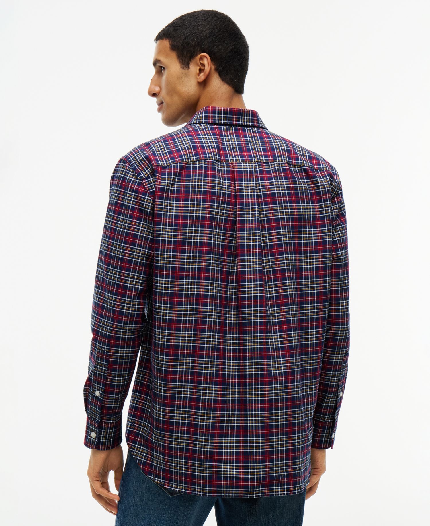 Men's Oxford Tartan Check Regular-Fit Shirt