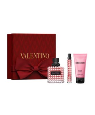 3-Piece Donna Born in Roma Eau de Parfum Holiday Fragrance Gift Set with Body Lotion