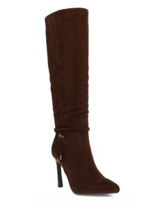 Women's Niko Tie-Detail Pointed Toe Knee-High Boots