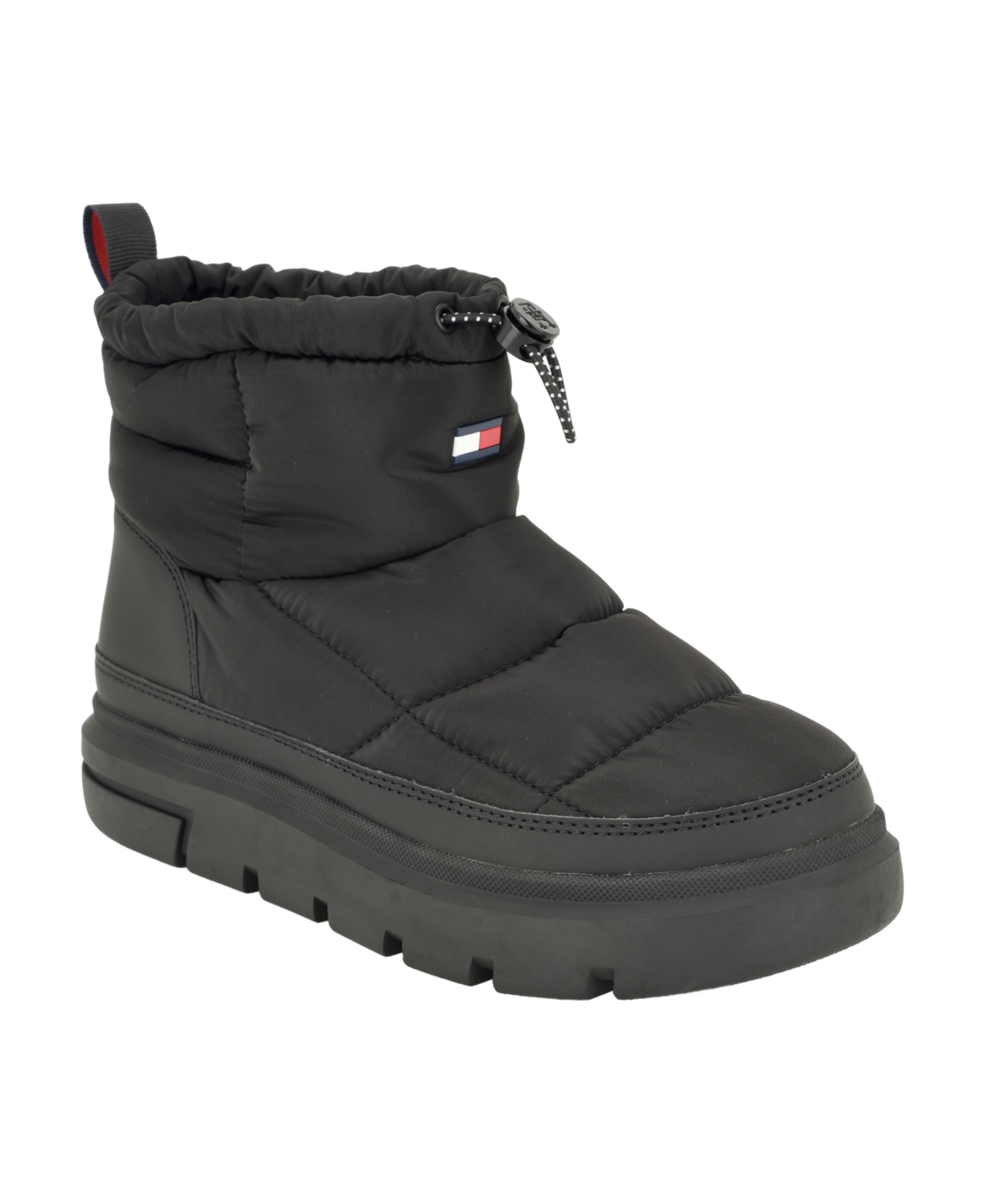 Tommy Hilfiger Women's Wrenlee Puffer Ankle Booties - Black