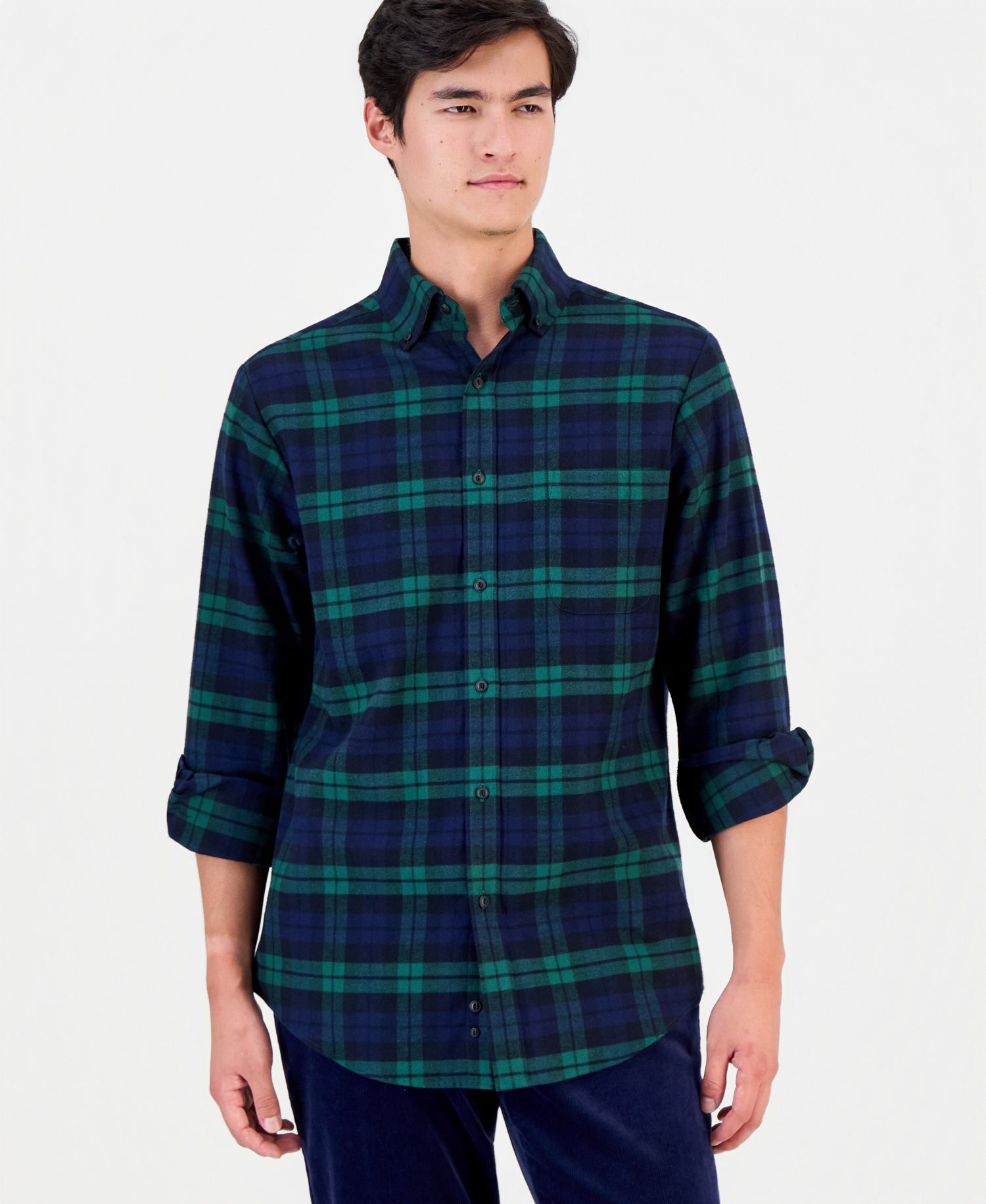 Men's Long-Sleeve Flannel Shirt