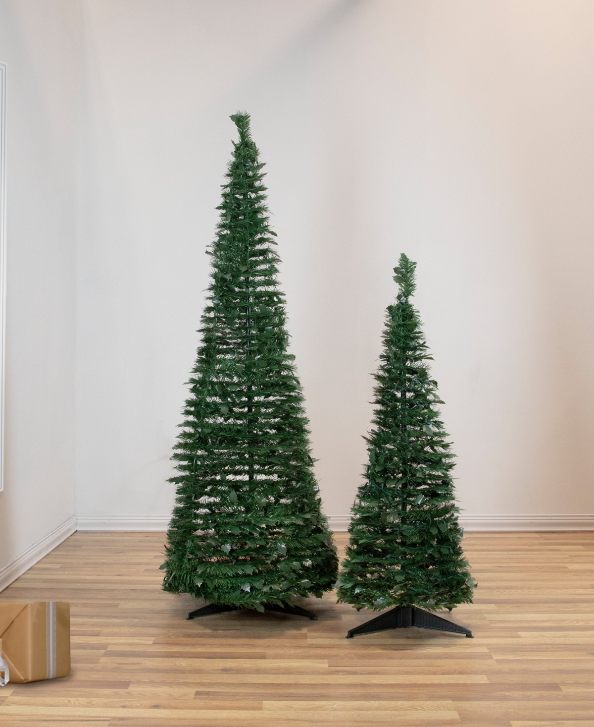 Northlight Tinsel Pop-Up 4' Artificial Unlit Christmas Tree