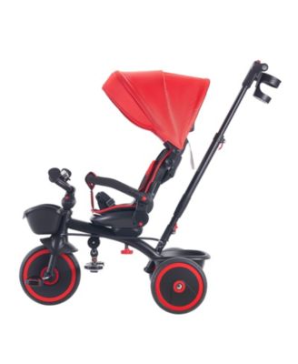 6-in-1 Toddler Tricycle with Parent Push Handle and Canopy, 55 lb Capacity, Ages 1-5