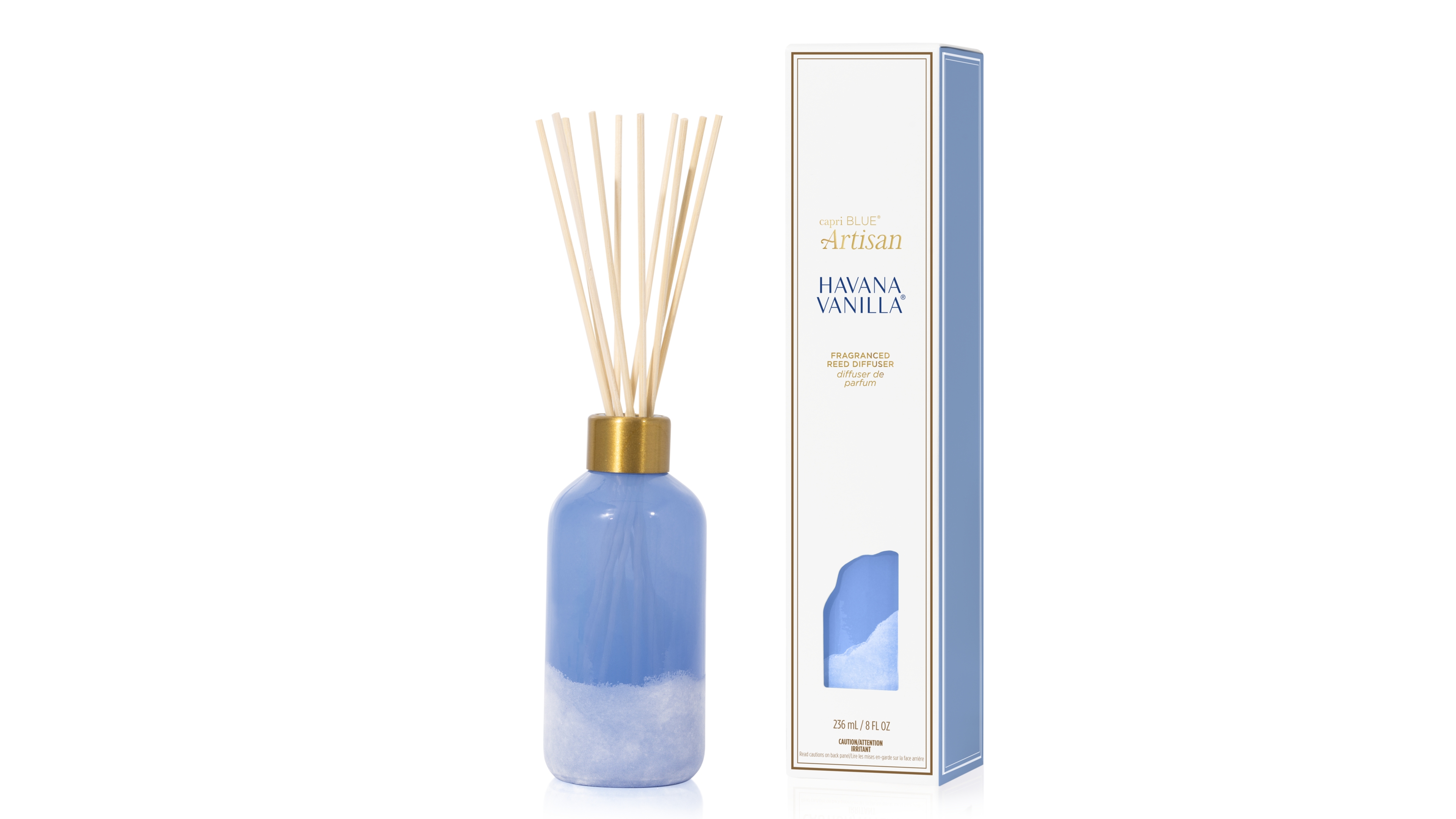 Capri Blue Luce d'Amalfi Havana Vanilla Reed Diffuser 8 oz.