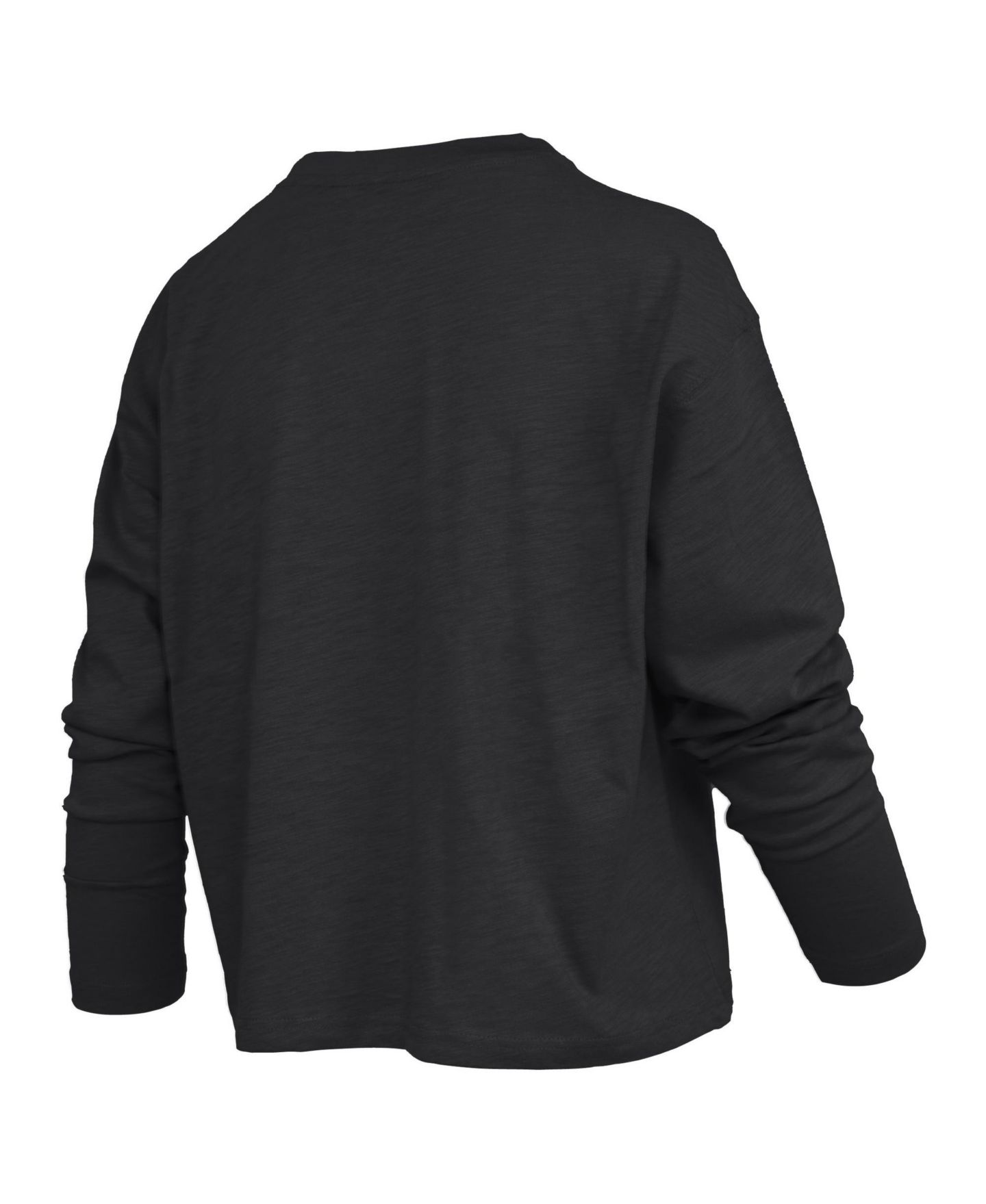 Женская футболка Pressbox Purdue Boilermakers Motley Long-Sleeve Boxy Burnout — фото 3