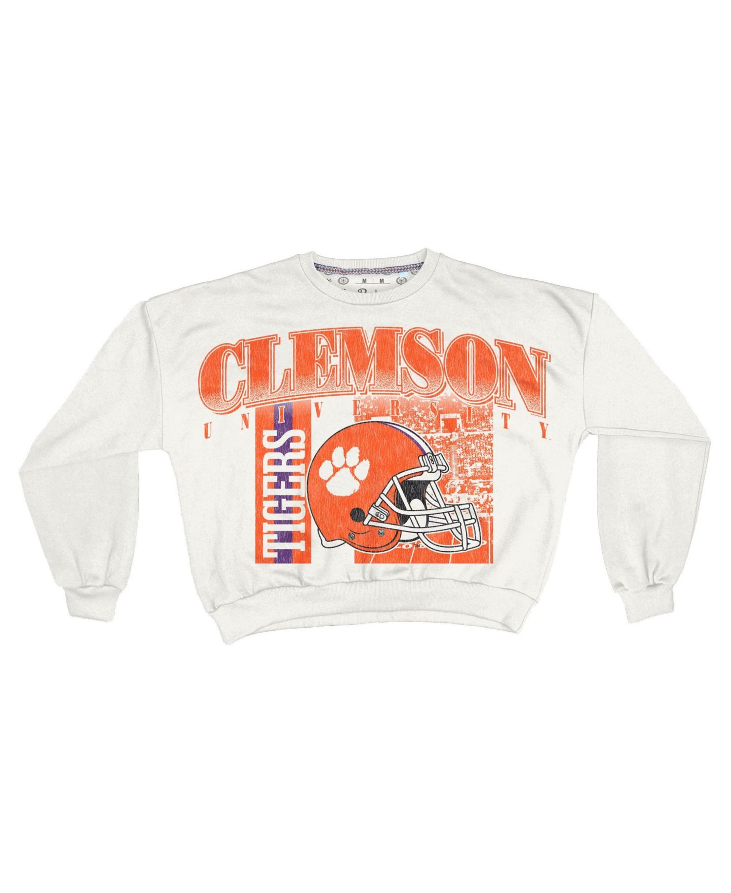 Women's Clemson Tigers Janice Oversized Retro Sweatshirt