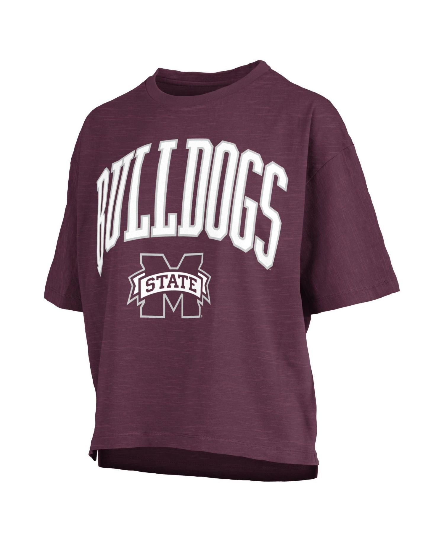 Women's Mississippi State Bulldogs Nelson Slub Crewneck T-Shirt