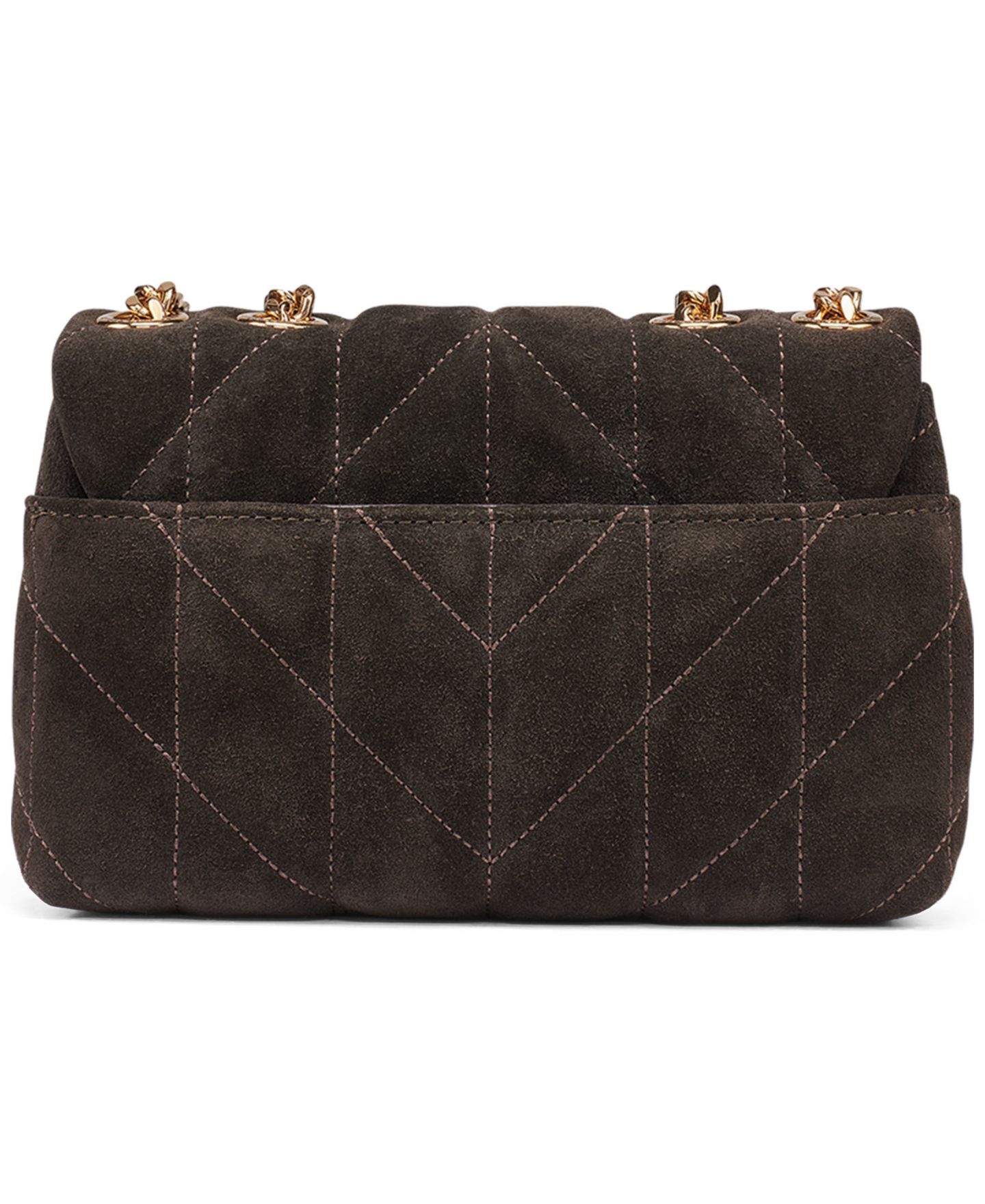 Женская сумка KARL LAGERFELD PARIS Lafayette Quilted Small Crossbody Handbag, цвет: Fudge — фото 5