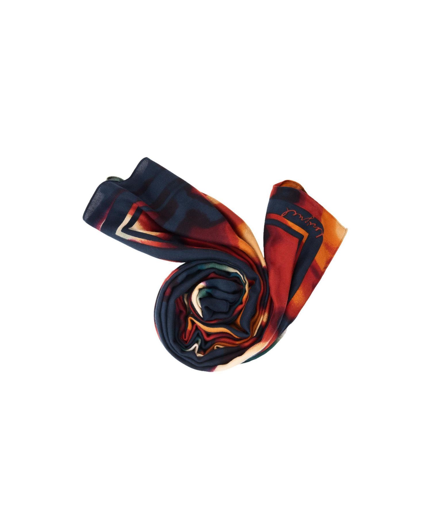 Women's Rectangular Floral Foulard