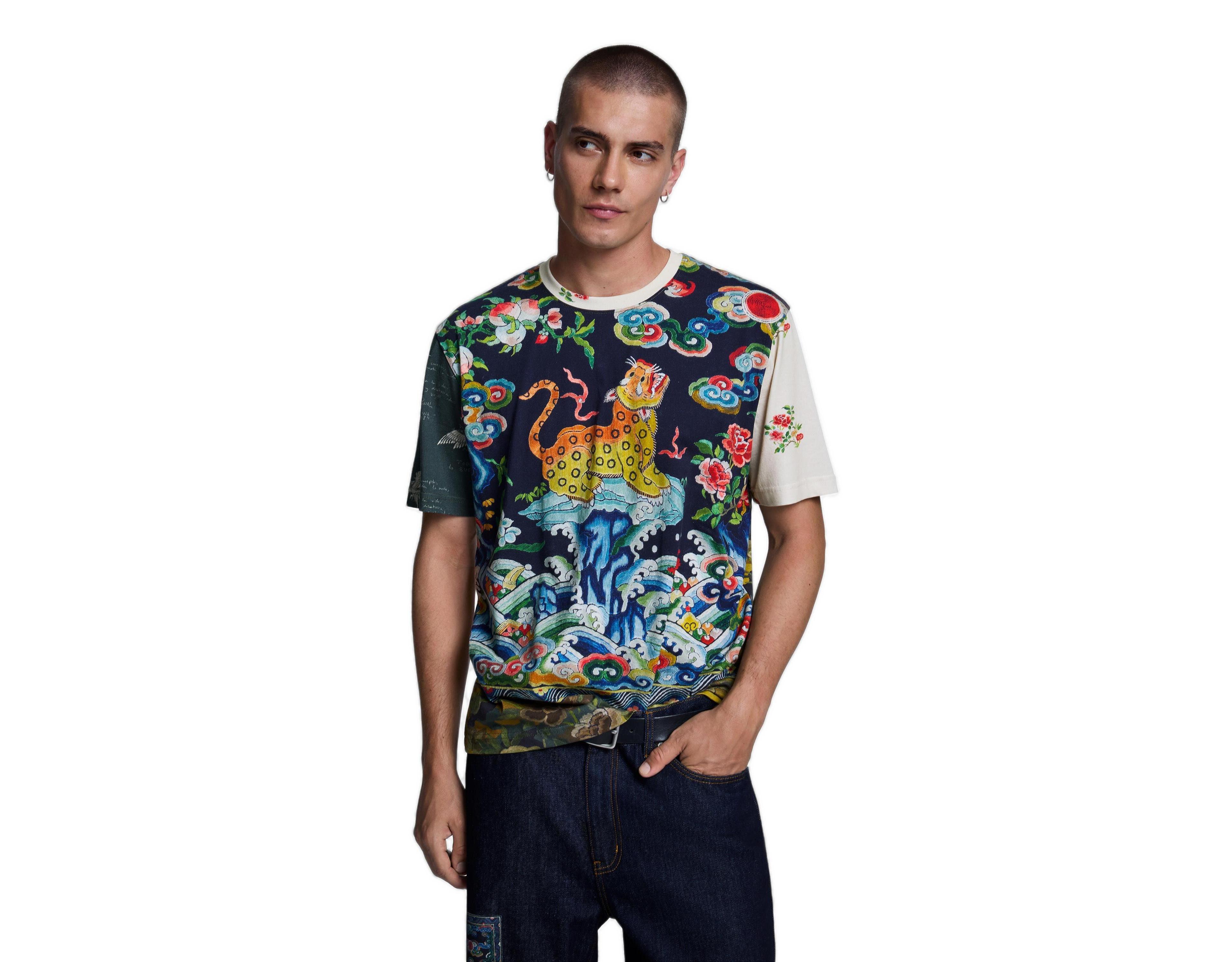 Desigual Men's Graphic Print T-Shirt